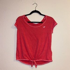 Hollister tie shirt